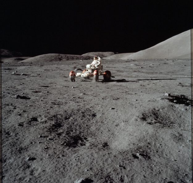 List of People Who Have Walked on the Moon - Eugene Cernan - Apollo 17 Moon Rover - Pilgrimage